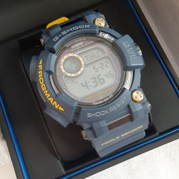 CASIO G-SHOCK Gショック FROGMAN フロッグマン GWF-D1000NV-2JF ネイビーブルー