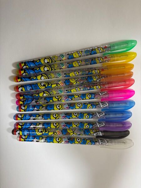 ミニオン ゲルインクラメボールペン 11色セット