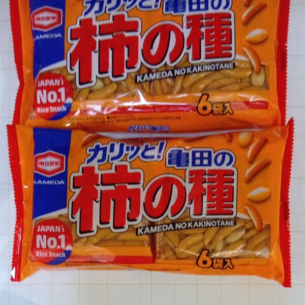 カリッと!亀田の柿の種6袋入り×2個