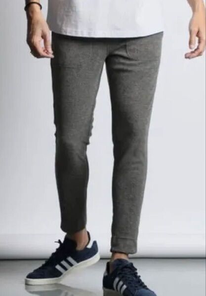 The DUFFER of ST.GEORGESOFT PILE JOGGER PANTS:パイル素材 スキニージョガーパンツ S
