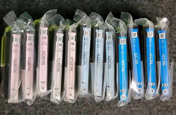 【新品未使用純正】エプソンインクカートリッジ さくらんぼ IC6CL70L C4本LC3本LM5本 計12本