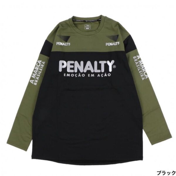 ペナルティ ロングTシャツ サイズL 新品タグ付き ブラック 定価6930円 サッカー フットサル トレーニング