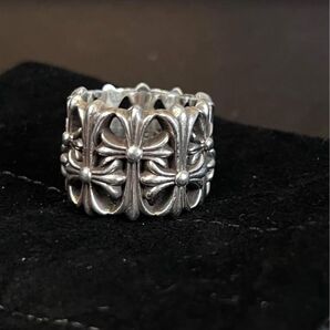 CHROME HEARTS (クロムハーツ) CEMETERY セメタリークロス シルバーリング 17.5号