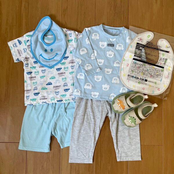 ベビー 男の子 まとめ売り 半袖パジャマ サマーサンダル