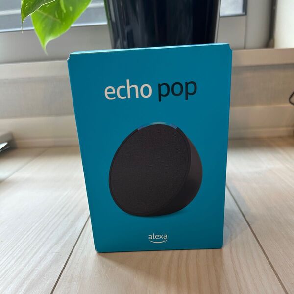 【新品・未開封】コンパクトスマートスピーカー with Alexa Echo Pop チャコール 黒 ブラック