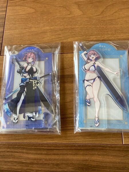 一夜ちゃん DMMスクラッチくじ アクリルスタンド 2個セット