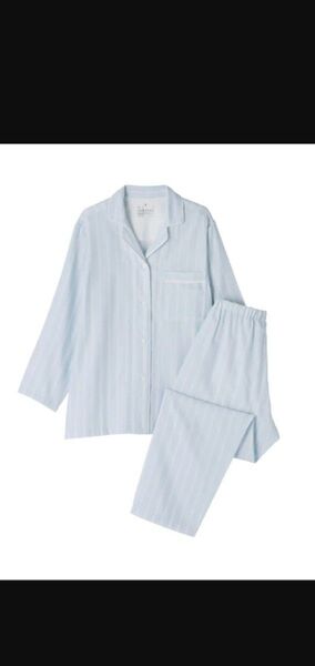 無印良品 二重ガーゼ長袖パジャマ レディースLサイズ