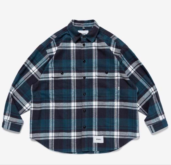 Wtaps WCPO 01 / LS / Cotton. Flannel 長袖 フランネル シャツ