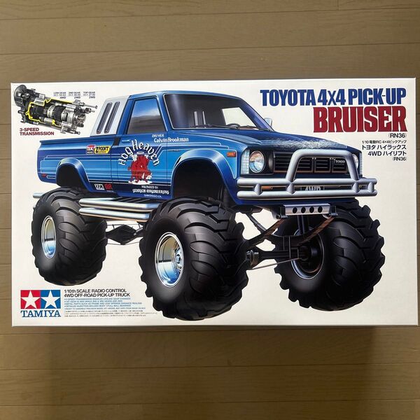 タミヤ 1/10RC トヨタ ハイラックス BRUISER 4WD ハイリフト ピックアップトラック (RN36) 58519