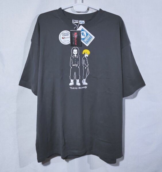 新品 Tシャツ XL 場地 千冬 東京リベンジャーズ 東リベ ディスカス 半袖