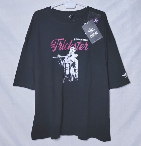 新品 Tシャツ 4L トリックスター デッドバイデイライト 缶バッチ デドバイ