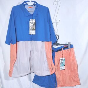 新品 上下セット XL リペアテック 超軽量 ワークマン セットアップ 半袖