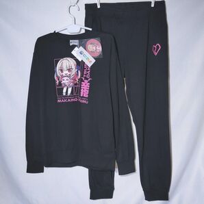 新品 上下セット L 魔界ノりりむ にじさんじ ステッカー ルームウェア 辛抱