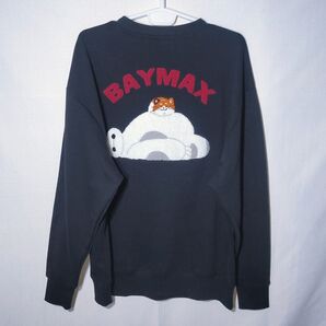 新品 トレーナー L ベイマックス モチ ディズニー サガラ 刺繍 スウェット