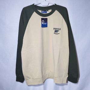 新品 トレーナー XL ペンフィールド クマ 刺繍 ラグラン スウェット 裏毛