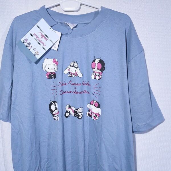 新品 Tシャツ 5L 仮面ライダー キティ ポムポムプリン シナモン コラボ