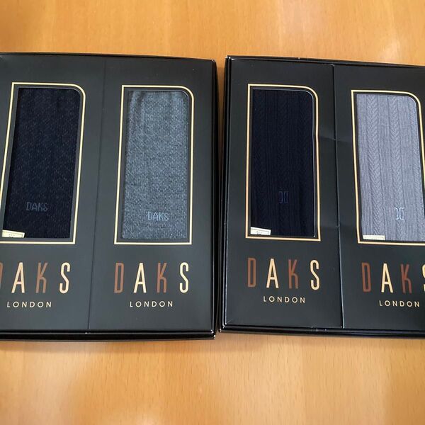 値下げ 新品未使用 DAKS ロンドン ビジネスソックス 4足セット