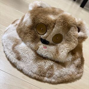 クマ耳帽子 ブラウン