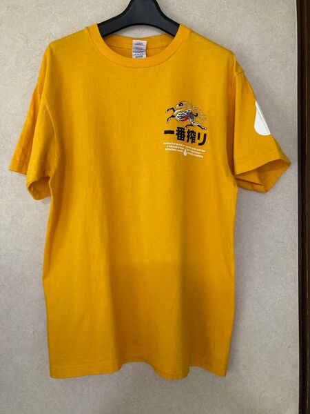 キリン1番絞りTシャツ キリンビールTシャツ コットン100 非売品 ノベルティーグッズ