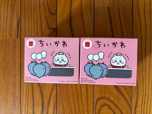 ちいかわ ハッピーセット ラッコのドライブころころメジャー ハチワレのマクドナルドカレンダー 2個セット ちいかわ 第一弾