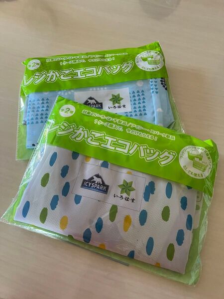 【コカコーラ】いろはす レジかごエコバッグ(2個セット)