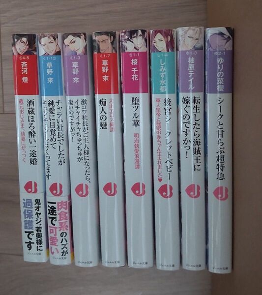 TL小説 ジュエル文庫 8冊セット