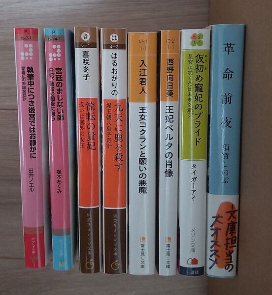 小説 後宮 革命 ヒストリカル・ロマン 等 本 8冊セット まとめ売り 文庫本