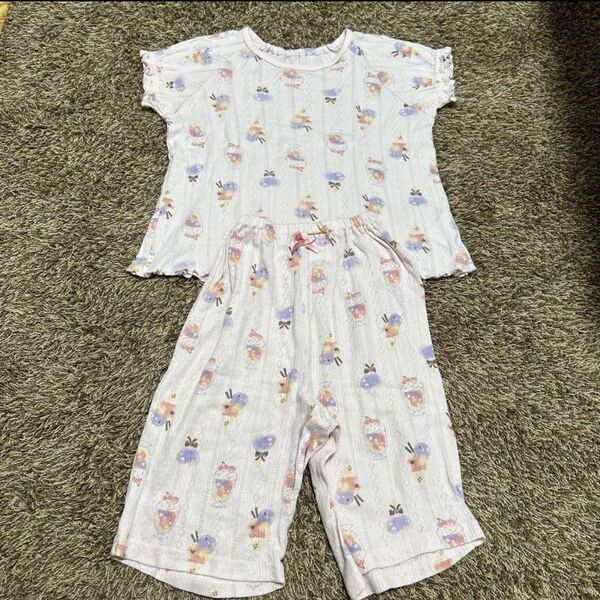 キッズパジャマ キャラクター柄 コットン 110センチ 可愛い 子供服