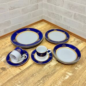 アッシュフォードモナコ 洋食器ペアセット カップ ソーサー 金彩