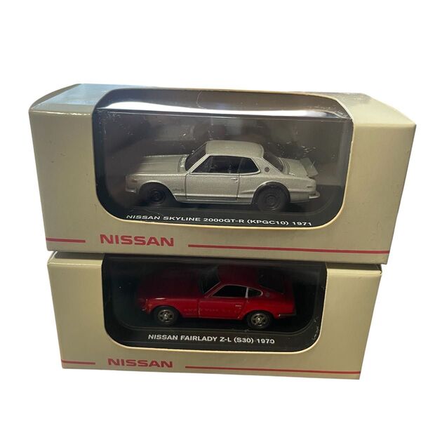 京商 KPGC10 ハコスカ スカイライン 2000GT-R KYOSHO フェアレディZミニカーセット