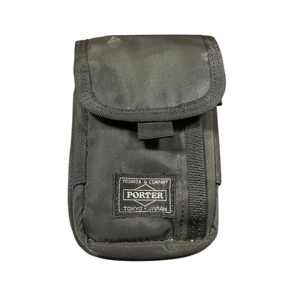 PORTER ポーター ポーチ 吉田カバン ブラック 小物入れPORTER ブラックナイロンモバイルポーチ