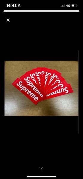 supreme ステッカー