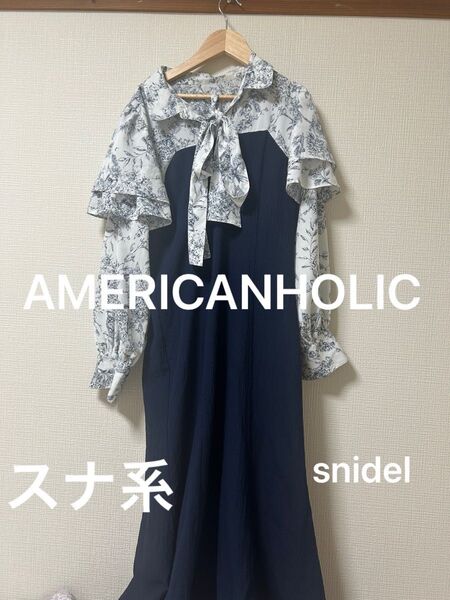 AMERICANHOLIC アメリカンホリック スナ系 ワンピース M