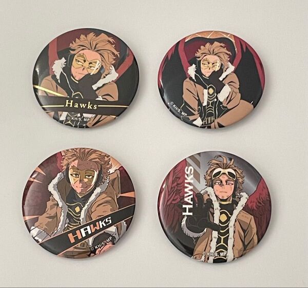 僕のヒーローアカデミア ヒロアカ ヒーロープラザ ヒロプラ 缶バッジ ホークス