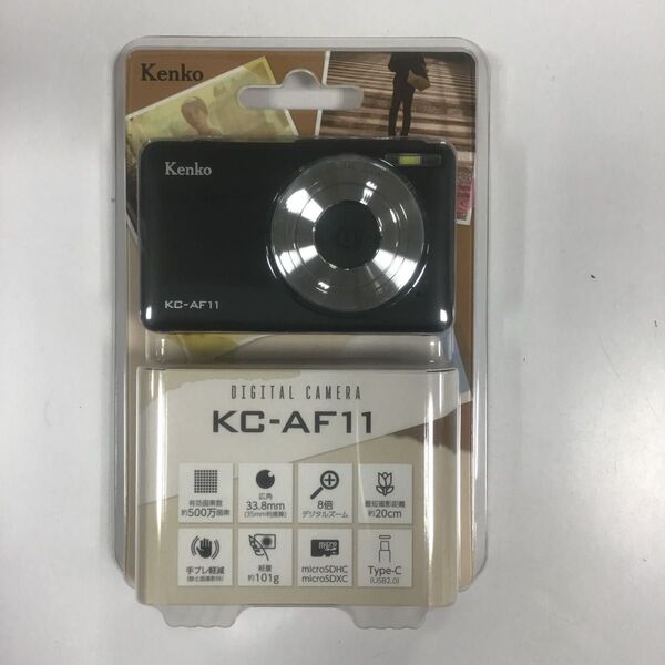 コンパクトデジタルカメラ KC-AF11BK (ブラック)