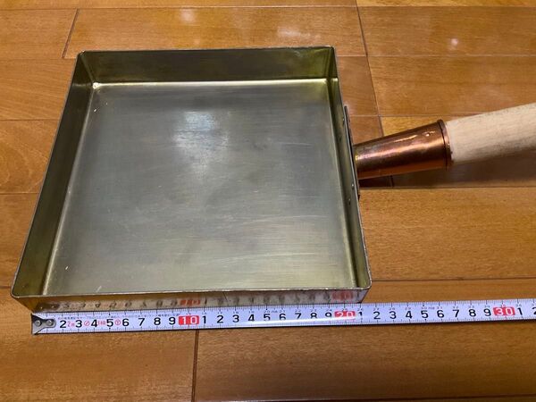 EBM 銅製 玉子焼き器 関東型 21cm