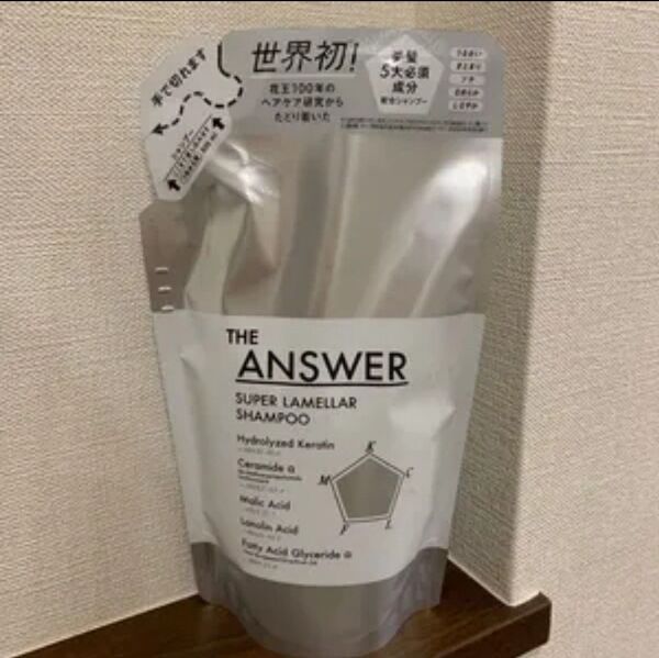 新品 花王 kao THE ANSWER ジアンサー スーパーラメラシャンプー 詰め替え 320ml