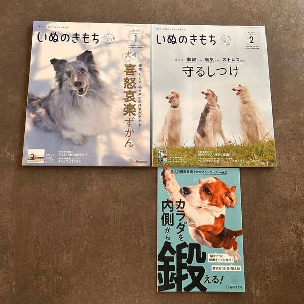 いぬのきもち 2023.1月、2月号+付録ミニ冊子1冊