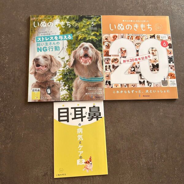 いぬのきもち 2022.5月号.6月号+付録ミニ冊子1冊