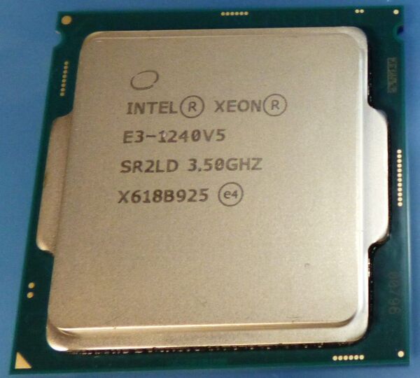 Intel Xeon E3 1240 V5