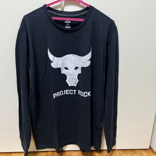 アンダーアーマー PROJECT ROCK 長袖Tシャツ 黒 XLサイズ