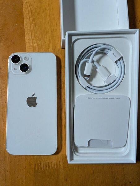 Apple iPhone 14 256G ホワイト 国内版SIMフリー 値段交渉なし