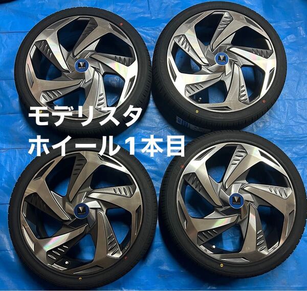 1本目 新品タイヤ送料込モデリスタ 50プリウス 50系ホイールセット21540R18 PHV ZEETEX モデリスタ18インチ