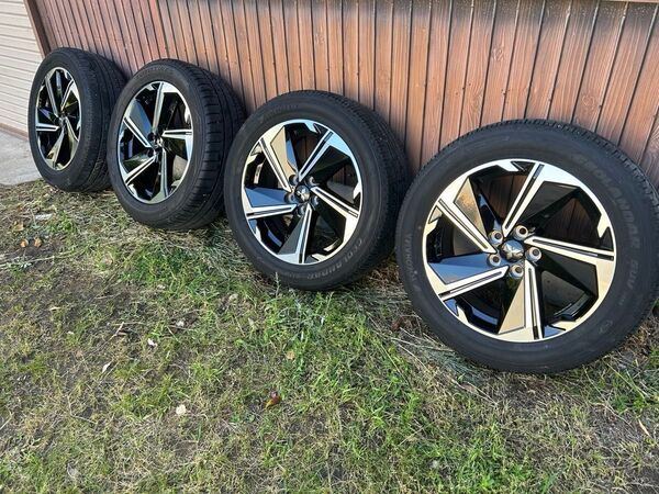 バリ山4本セット エクリプスクロスphv タイヤホイール 225 55 R18 アウトランダー デリカ ブリヂストン