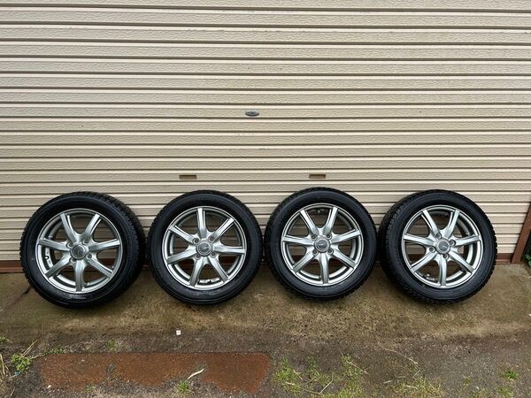 バリ山155 65 R14 pcd100 タイヤホイールセット スタッドレス アイスガードIG30