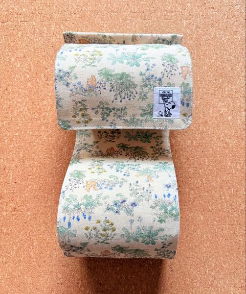 北欧風森のリス×スヌーピータグ トイレットペーパーホルダーカバー