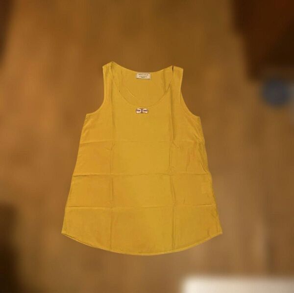 MAISON KITSUNE メゾンキツネ シルクタンクトップ 34 フランス製