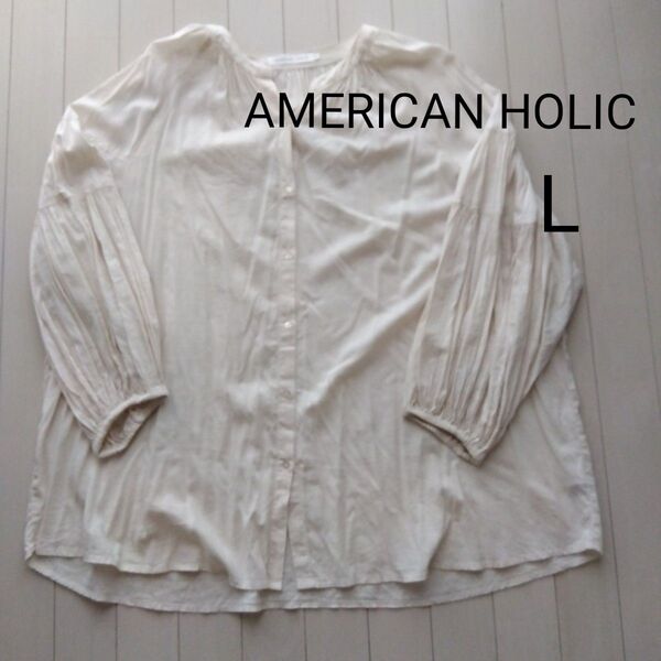 〈AMERICAN HOLIC〉チュニックブラウス Lサイズ