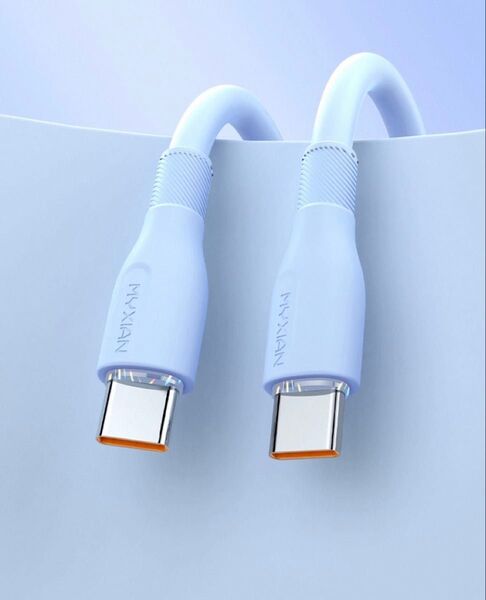Type-C to Type-C iPhone15/16 タイプC PD 高速充電 ブルー