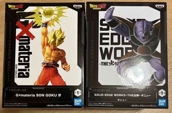 ドラゴンボールZ G materia 孫悟空& SOLID EDGE WORKS THE出陣ギニュー
